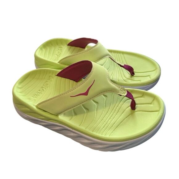 Hoka One One Ora Recovery Flip Flop Orthopedic Comfort Sandals Women’s 5 EUC - Picture 4 of 8